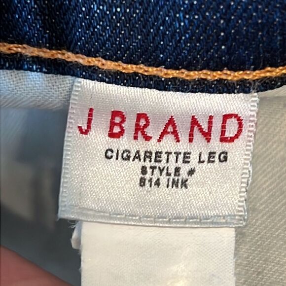 J Brand Cigarette Leg Blue Denim Jeans Size 27 - Picture 10 of 11